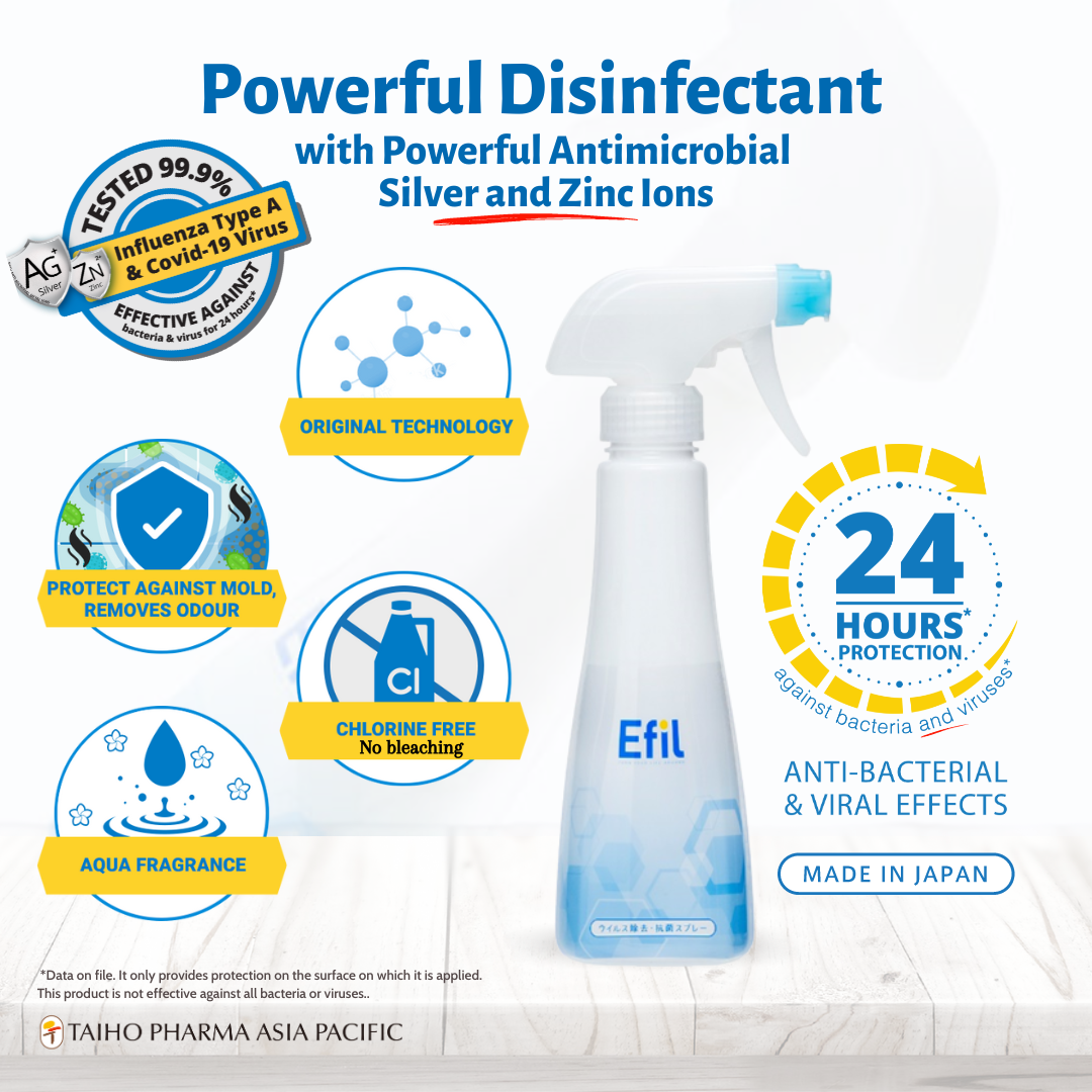 Efil Disinfectant Spray 300ml (Bundle of 3)